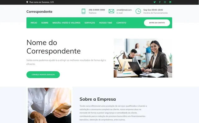 Modelo de site 6